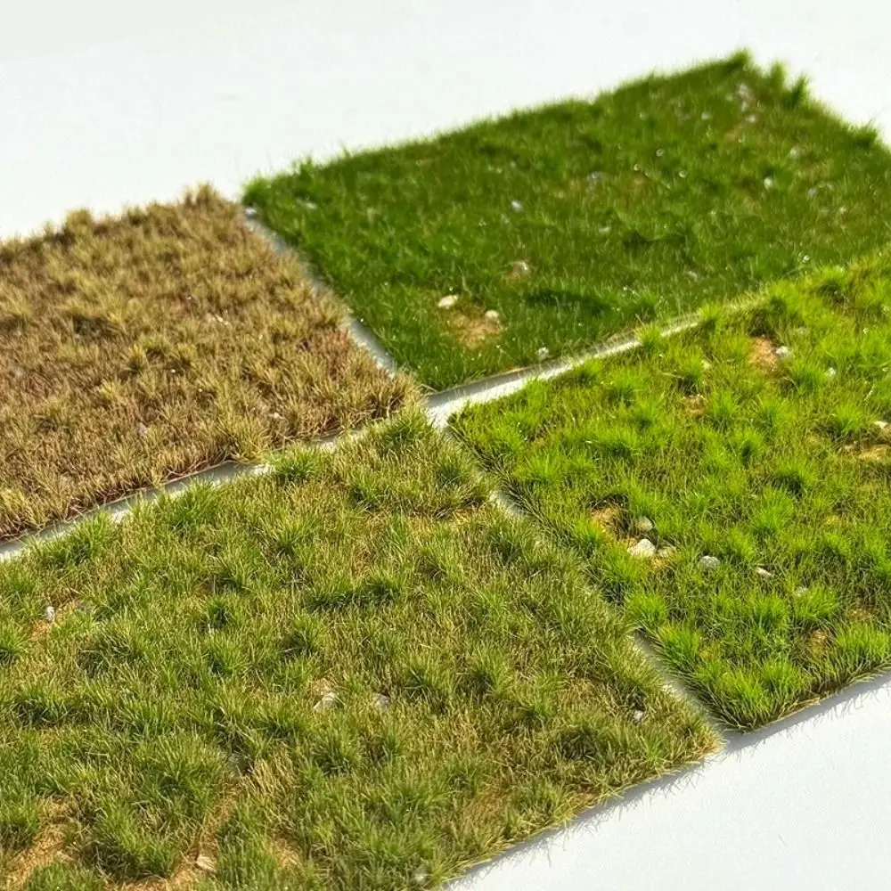 Nylon Miniature Grass Tuft Mini Scale Model Accessory Realistic Simulation Grass Sand Table Mat Hand DIY Craft Material