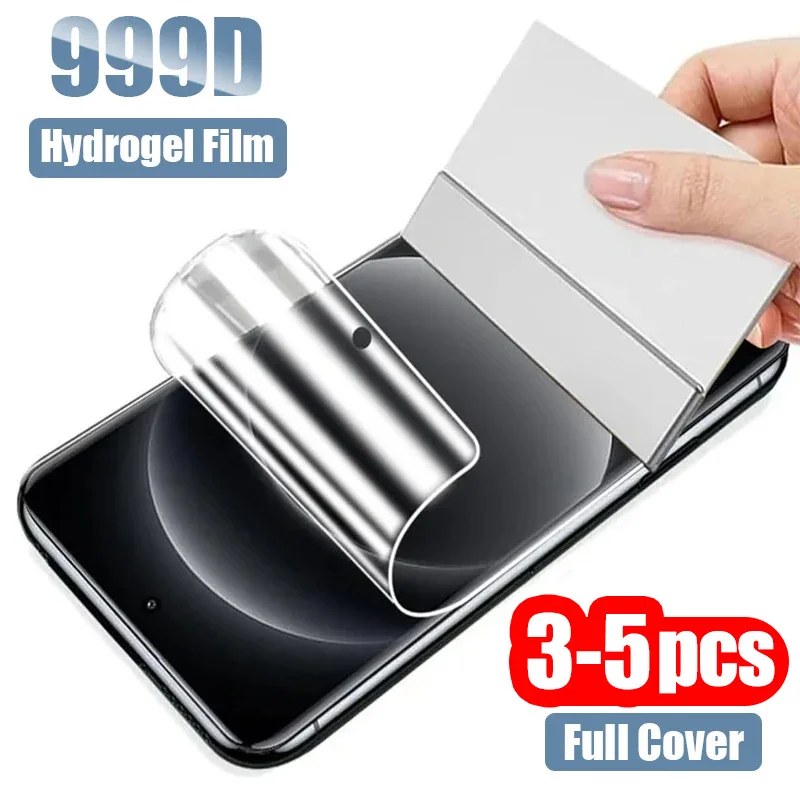3-5 Stück 9D Hydrogel-Folie für Samsung A17 5G A16 A55 A56 A57 A72 A54 A52 A37 A36 A34 A35 A33 A31 A26 A24 A22 A13 Displayschutzfolie