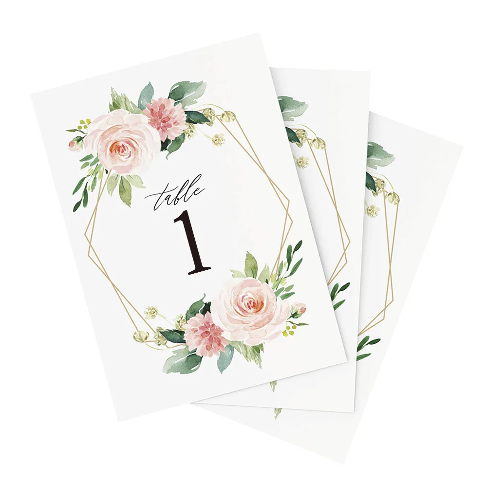 26 Pcs Wedding Table Numbers, 4x6 in Table Numbers for Wedding Reception 0-25, Rustic Weddings, Receptions, Parties, & Events