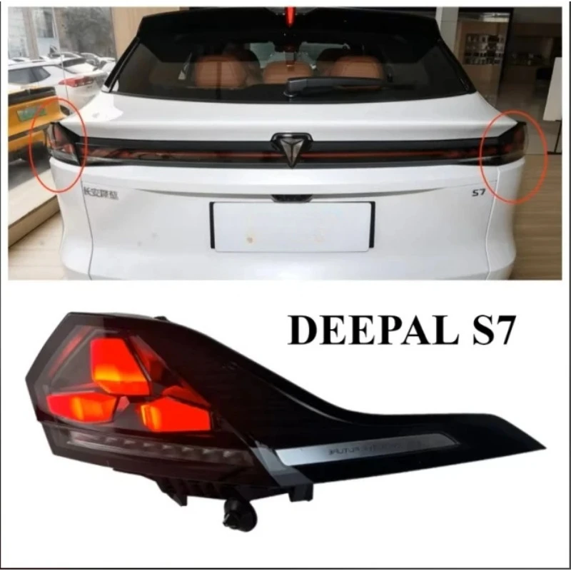 Original Outer Tail Light Assembly Exterior Tail Lamps for Changan DEEPAL S7