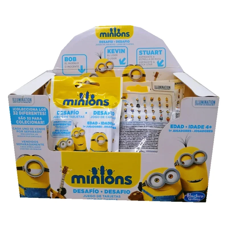 Hasbro Rumble City Limited Minion Blind Box Despicables Me Godfather Mini Yellow Man with Card Game for Kids Creative Gift