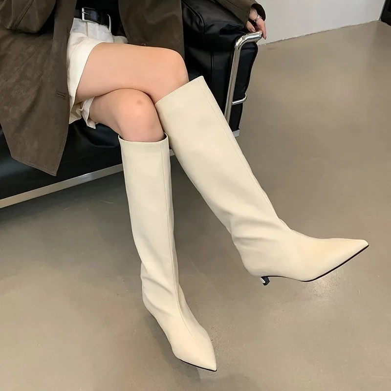 

High Quality Fashion Women Thigh High Boots Sexy Pointed Toe Casual Party Shoes Comfortable Long Boot for Women Botas Para Mujer