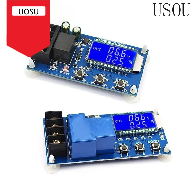 10A 30A 6-60V Lead-acid Solar Storage Battery Charger Control Module Digital Overcharge Protection Control Switch LED indicator