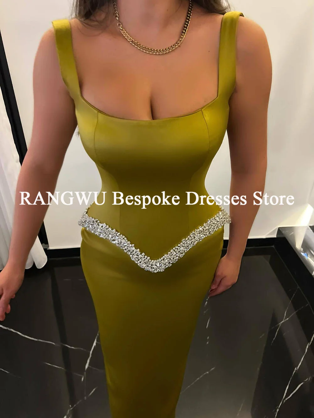 Eleganckie Sukienki Wieczorowe Luksusowe Koraliki Syreni Krój Suknia Balowa Długie Suknie Ślubne Damskie Szyte na Miarę