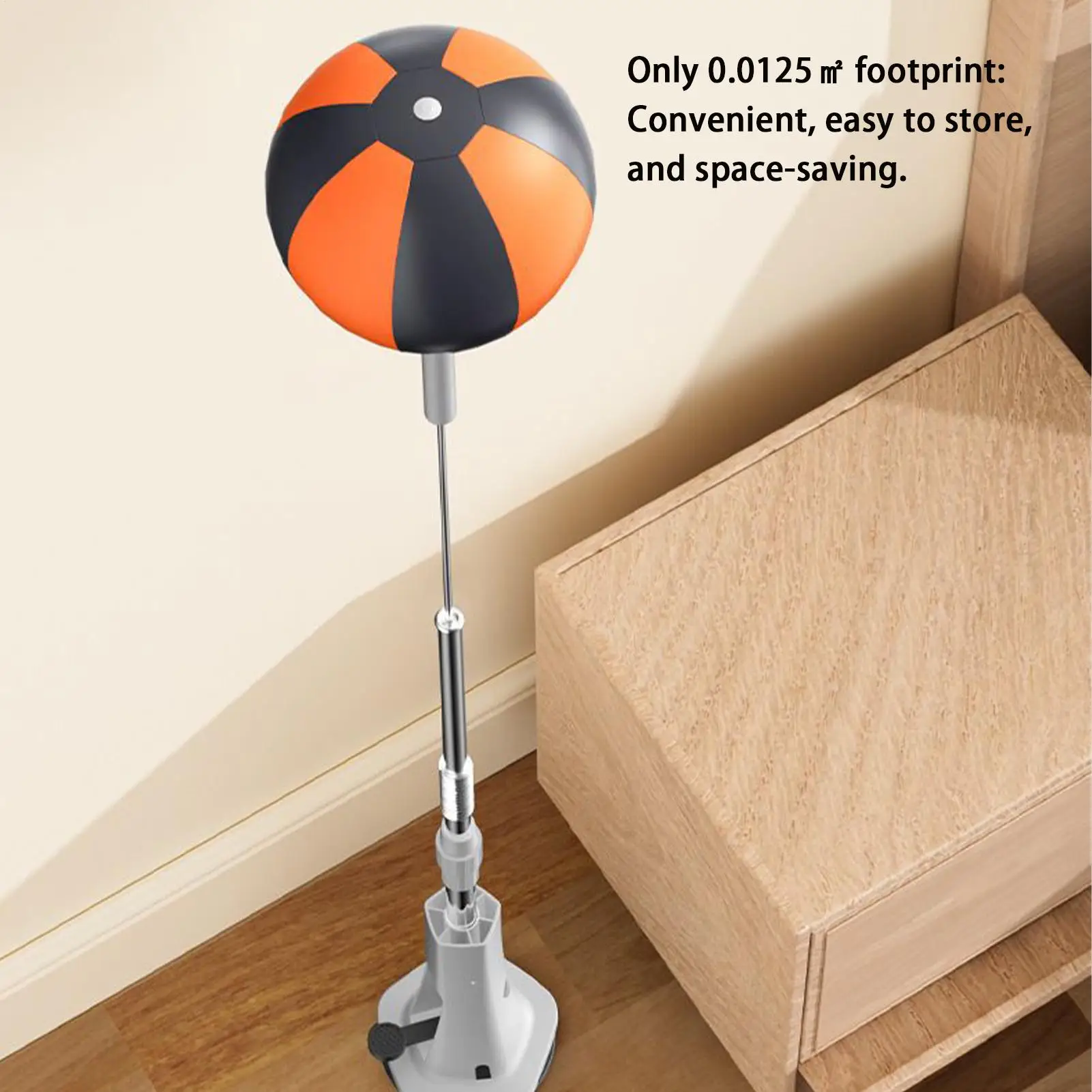 Picture 7: Standing Punching Bag, boxing bag with stand, upright training target Training Exercise Equipment Suction Base Adjustable Height