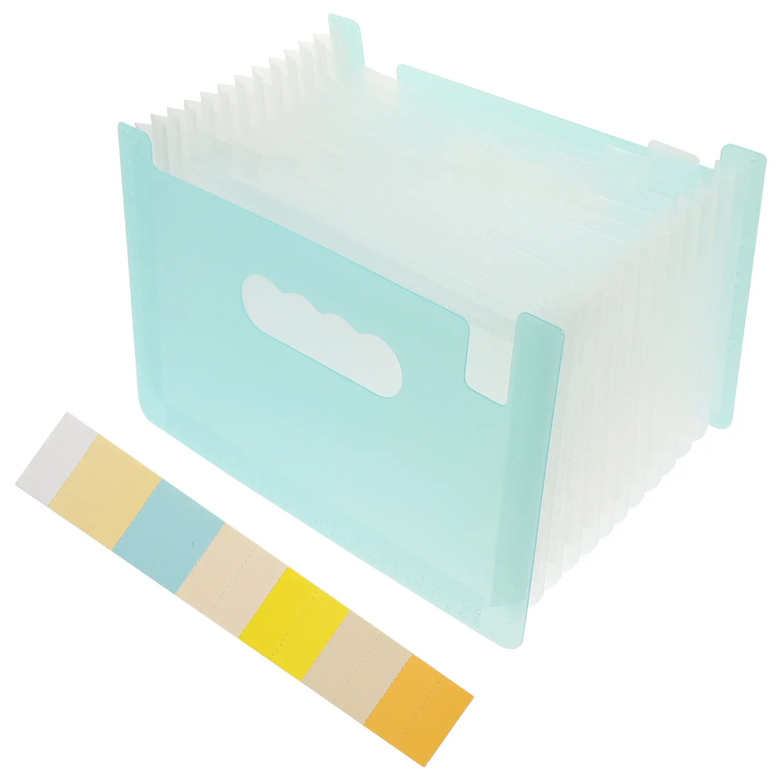 

Fine Craftsmanship PP Accordion File Folder Ideal for Receipts Coupons Cards and Papers Organization Portable Office Supply