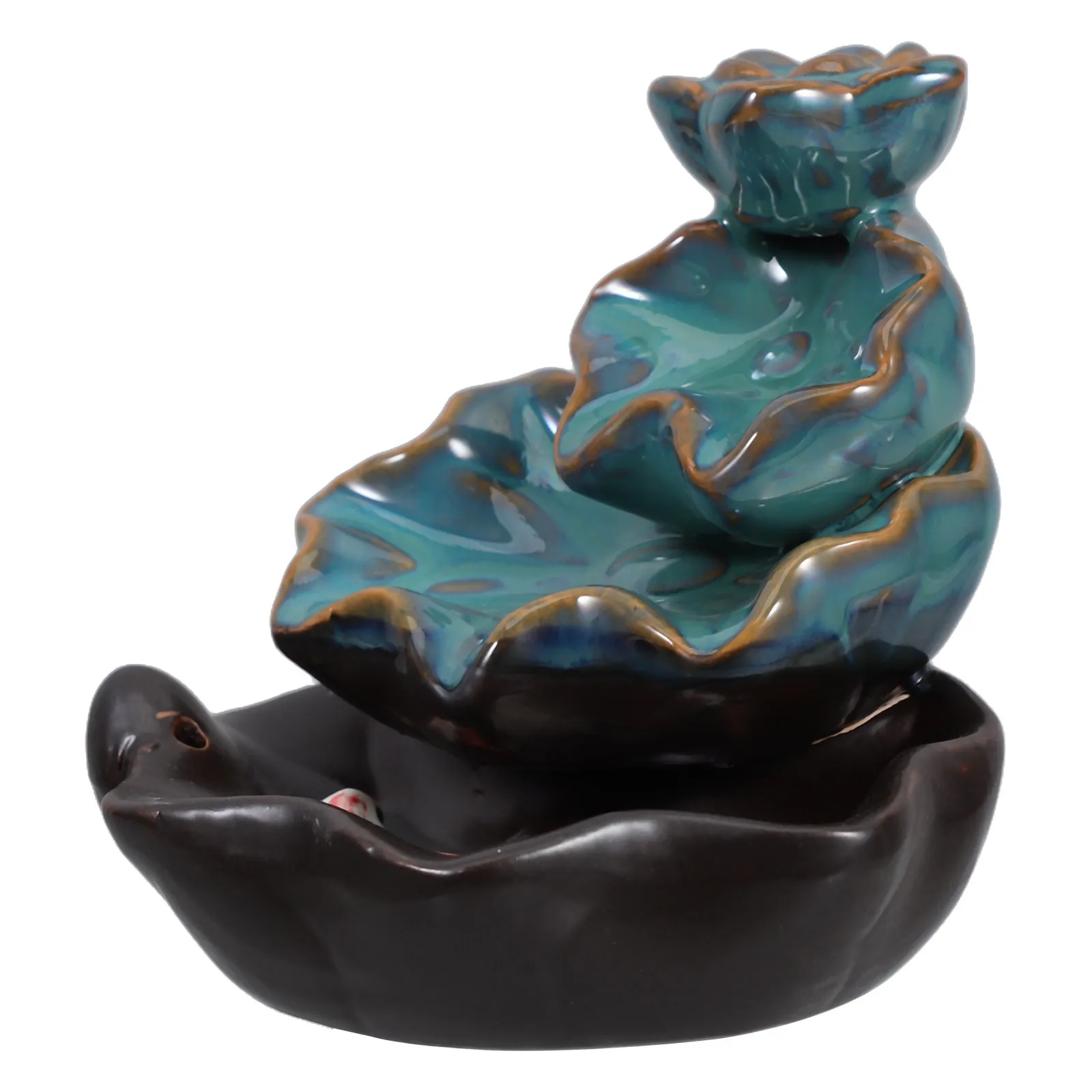 

Ceramic Incense Burner Ornament Mesmerizing Visual Effect Stable Ceramic Craftsmanship Aroma Enhancer Decorative Censers Home