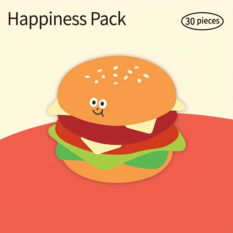 

Cute Funny Cartoon Food‑Shaped Sticky Notes, Creative Self‑Adhesive Memo Pads Ideal for Study Reminders and Daily Message Markin