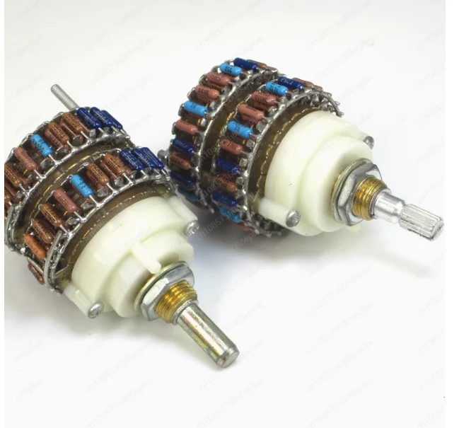 resistor, 4×24 speed progressive type, 50K/100K volume control potentiometer, shunt type, dual channel