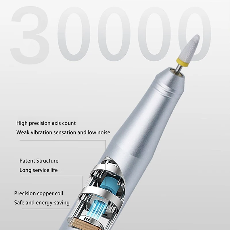 1 st DC Lijn Elektrische Schuurmachine Nagelboormachine Manicure Machine Nagelslijper Polijstmachine Nagelboren Voor Manicure Nail Art Tool