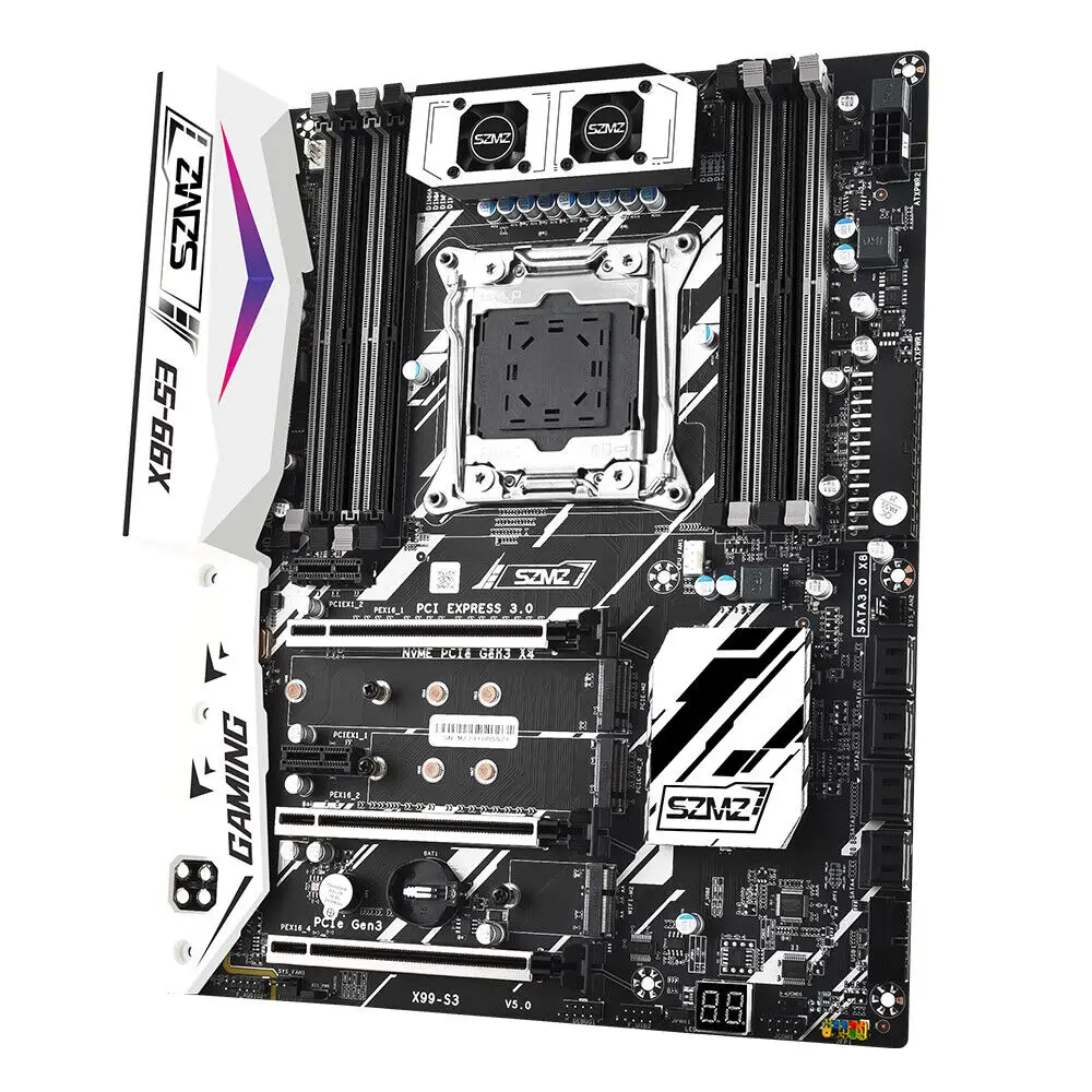 

X99-S3 game board LGA2011 V3 is suitable for Intel XEON E5 V3 V4 4 DDR4 ECC REG RAM-