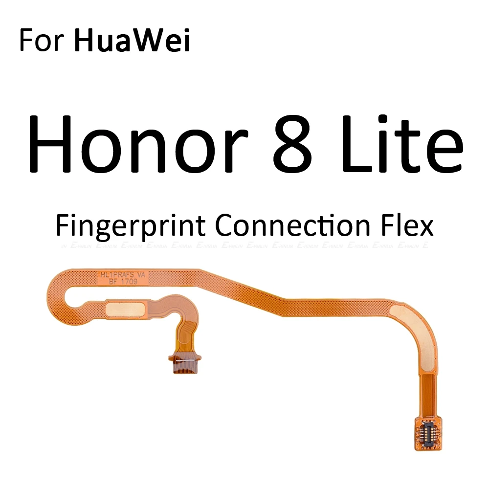 Touch ID Fingerprint Sensor Scanner Connector Flex Cable For HuaWei Honor 8X 8C 8 Pro Lite Back Home Return Button Key