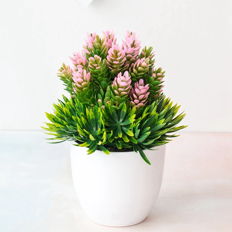 

Artificial Plant Pot Household Tabletop Ornaments Simulation Green Plants Small Trees And Grass Multi-Style Garden Decoration