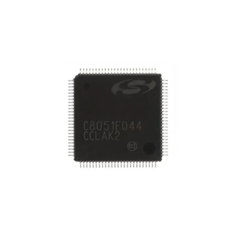 C8051F044 TQFP-100 C8051F044-GQR 8-bit Microcontrollers - MCU 8051 25 MHz 64 kB CAN 8-bit MCU