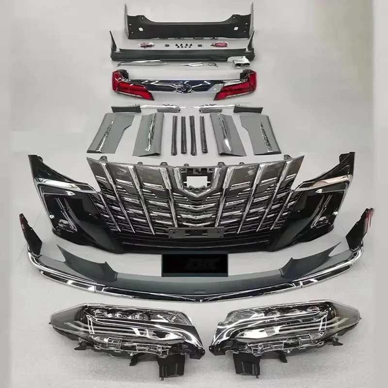 

Car Accessories New For Alphard 2015-2018 Bodykit Facelift Car Bumpers Body Kits For Alphard 30 To 35 Condition New
