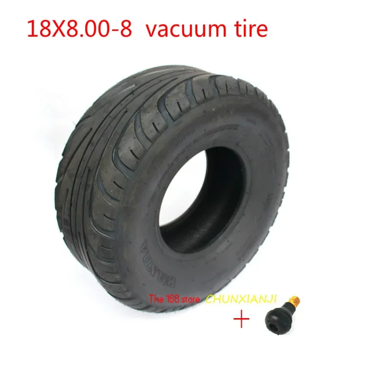 18X8.00-8 inch vacuum tire 205/60-8 inch outer tyre  for four-wheeled Beach Car for  Electric Vehicle ATV Gokart Scooter