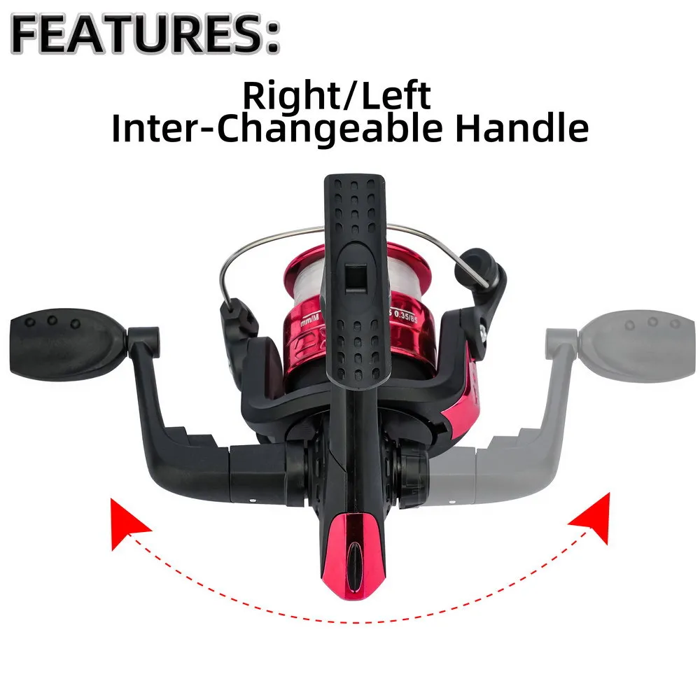 

New Hot Mini Ice Fishing Reel 200 Size With Line Spinning Reels Rock Fishing All Waters Ultra Smooth Small Panfish Trout Tackle