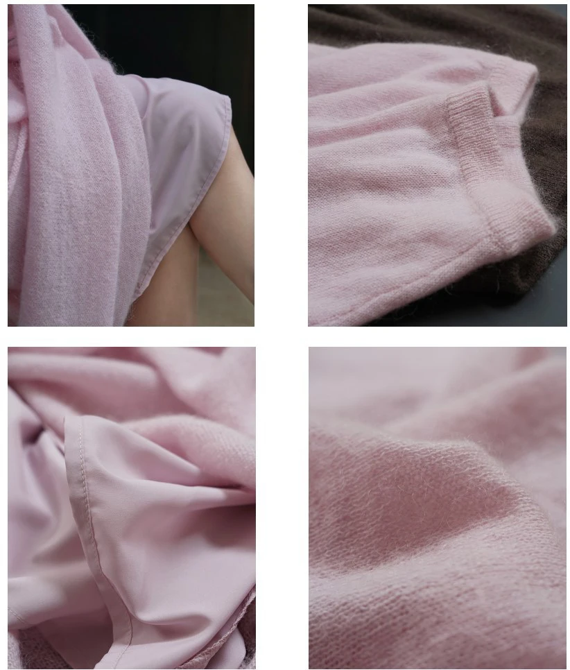50% Wool 30% Mohair Knit Women Autumn Skirts Loose Clothes High Waist Women A-Line Long Skirts  Faldas Femme Streetwear
