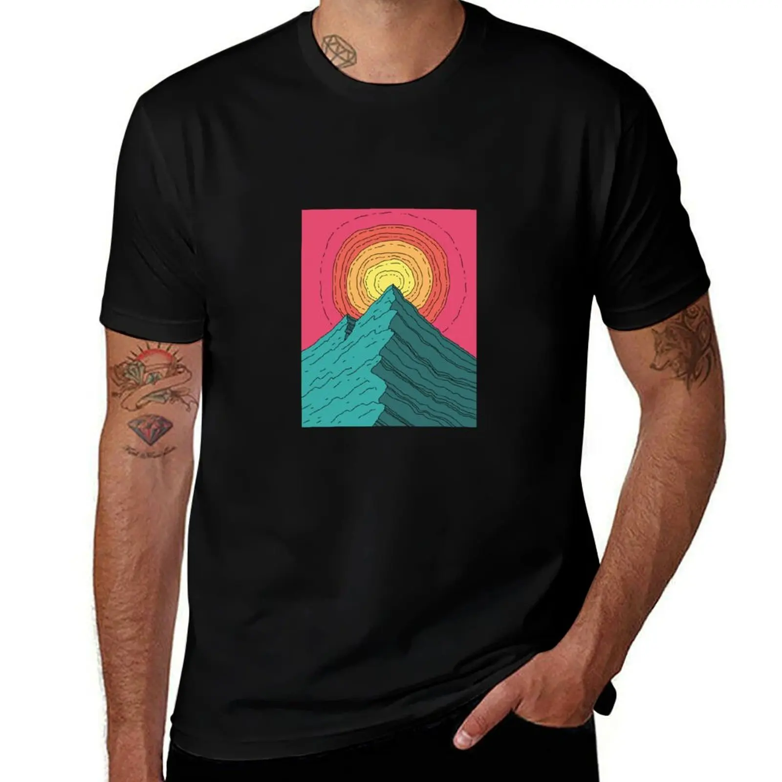 

Sunset Summit T-Shirt man t shirt luxury man graphic t shirt T-Shirt