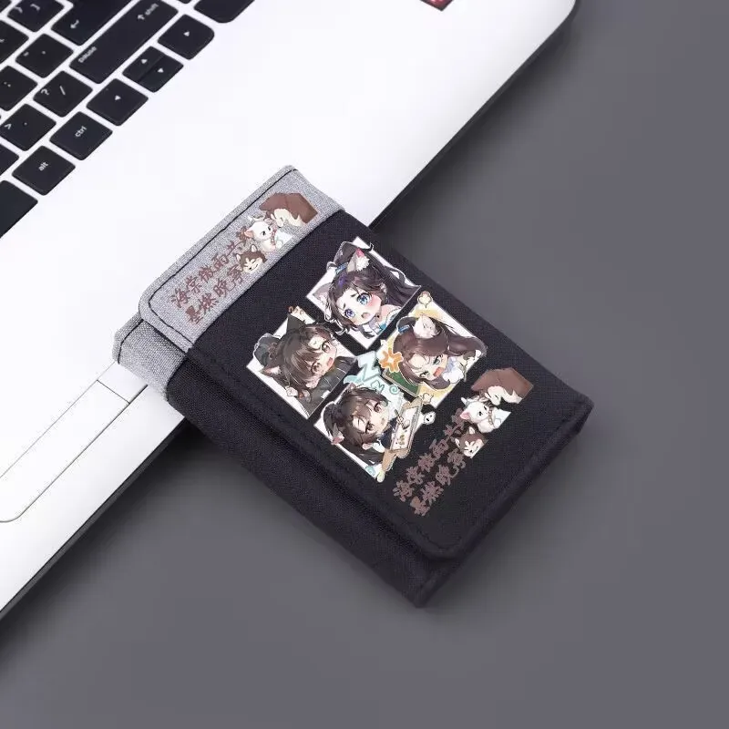 

Аниме Хаски и его белый кот Шизун Короткий кошелек Chu Wanning Mo Ran Косплей Кошелек для монет Мужчины Женщины Милый складной кошелек Подарок