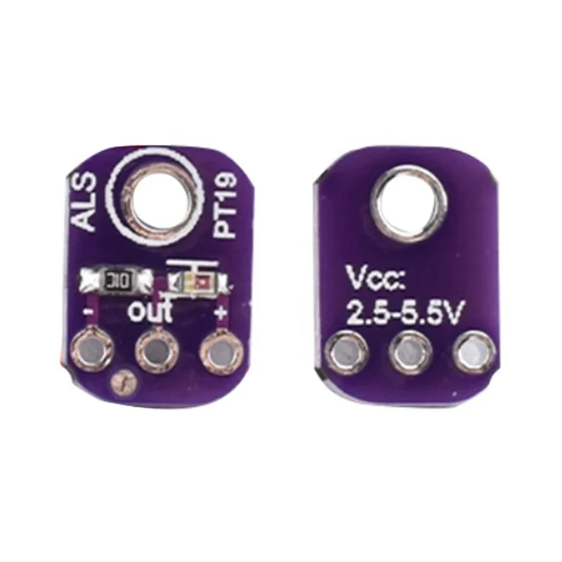 A99E-ALS-PT19 Modulo sensore di luce analogica Scheda breakout sensore di luce ad alta gamma dinamica Modulo sensore UV di luce da 2,5 V-5,5 V