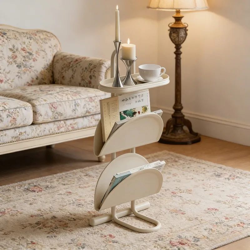 

Приставной столик для дивана, многофункциональный журнальный столик для гостиной и балкона, креативная прикроватная полка с местом для хранения журналов