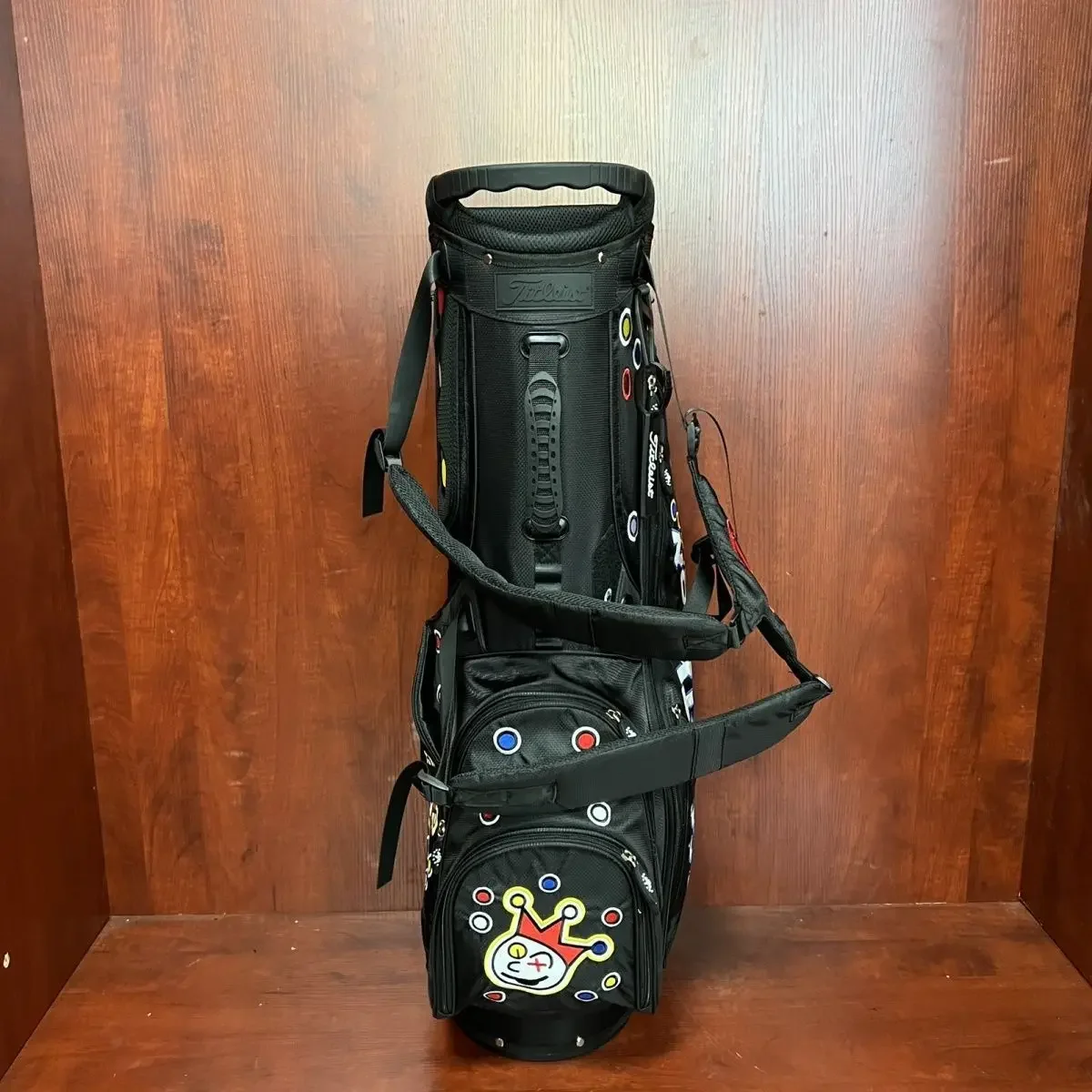 Sac de support de golf prêt à l'emploi, design minimaliste de grande capacité, support unisexe ultra léger avec pieds stables