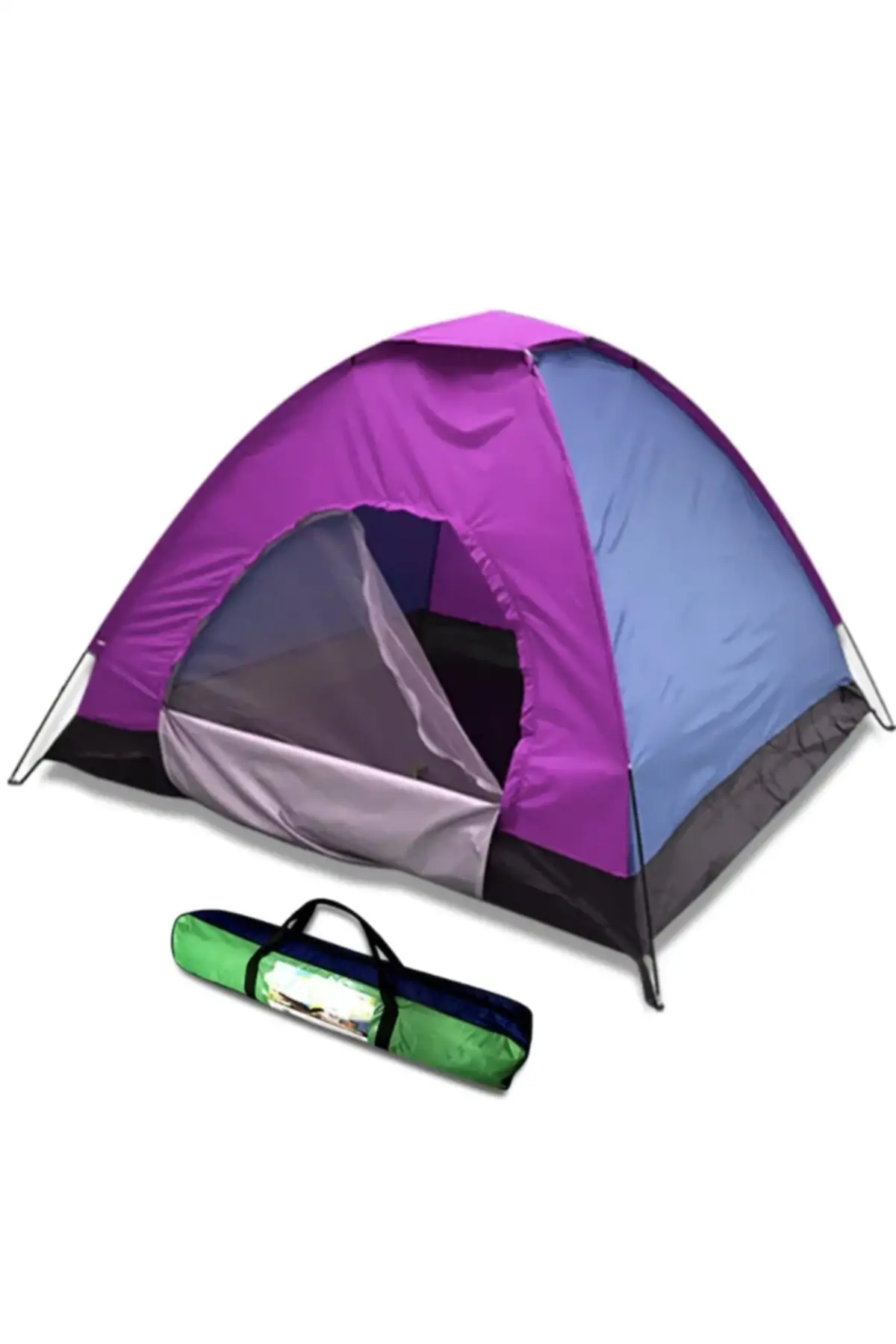 

3 Person Quality Camping Tent 200x150x110 cm Mosquito Net with Bag Tent Gear equipment Camp Track