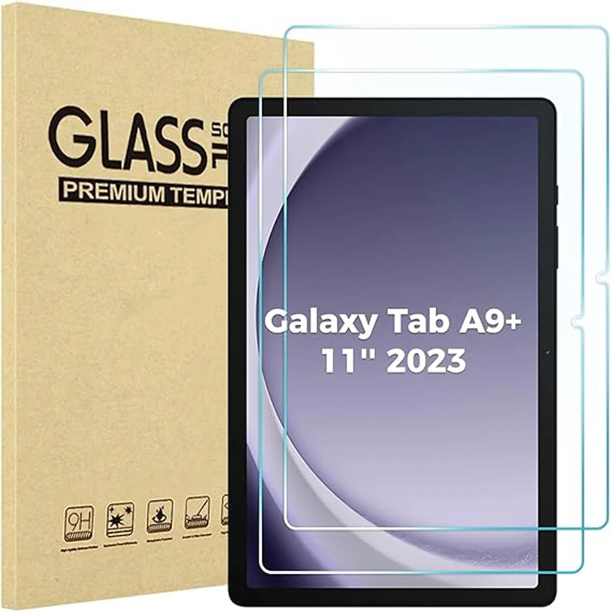 Suitable for Samsung A7lite, Samsung A8/A9, S7/S8/S9 (11 inches), S7plus (12.4 inches) anti fingerprint flat tempered glass film image 5