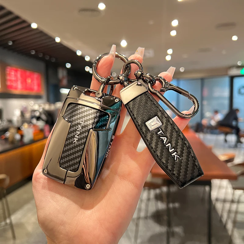 

For Tank 300 Key Protection Cover 24 Models 300 400hi4t Cyber Tank 500 Car Buckle Shell 700hi4t Metal