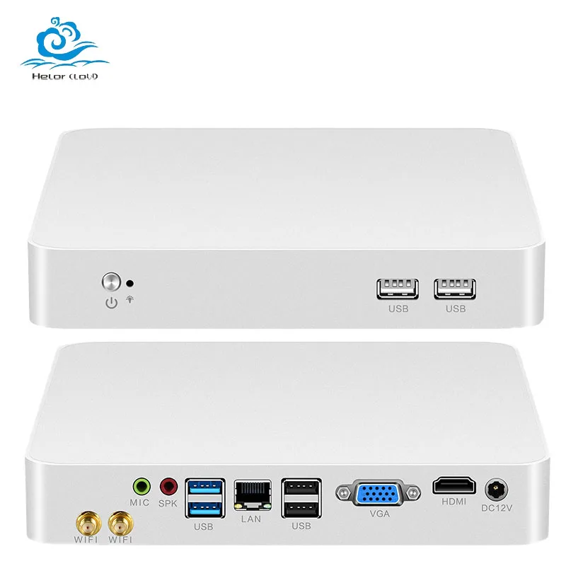 كمبيوتر صغير للمكتب من Helorpc مع معالج Inter 10th/11th/12th يدعم WIN10 Pfense WiFi مع كمبيوتر 4xUSB2.0 2xUSB3.0 1xHDMI