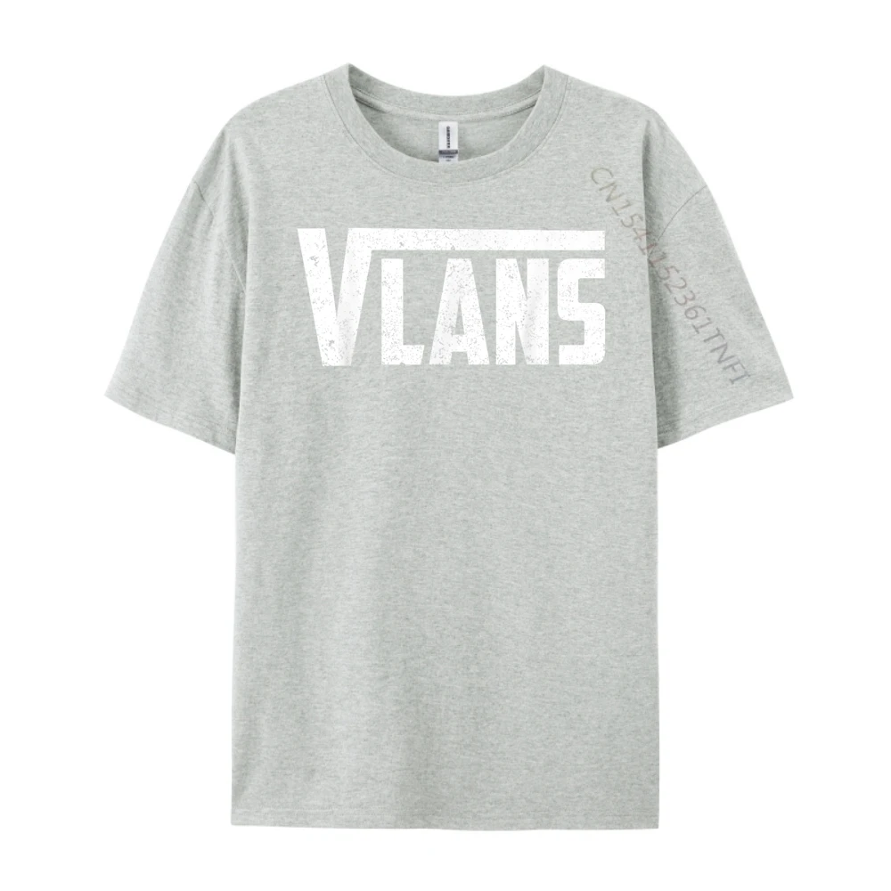 مضحك الجدة Vlans المواهب فريد شبكة الهندسة الخريف الملابس الجمالية رجل تي شيرت مطبوعة المحملة