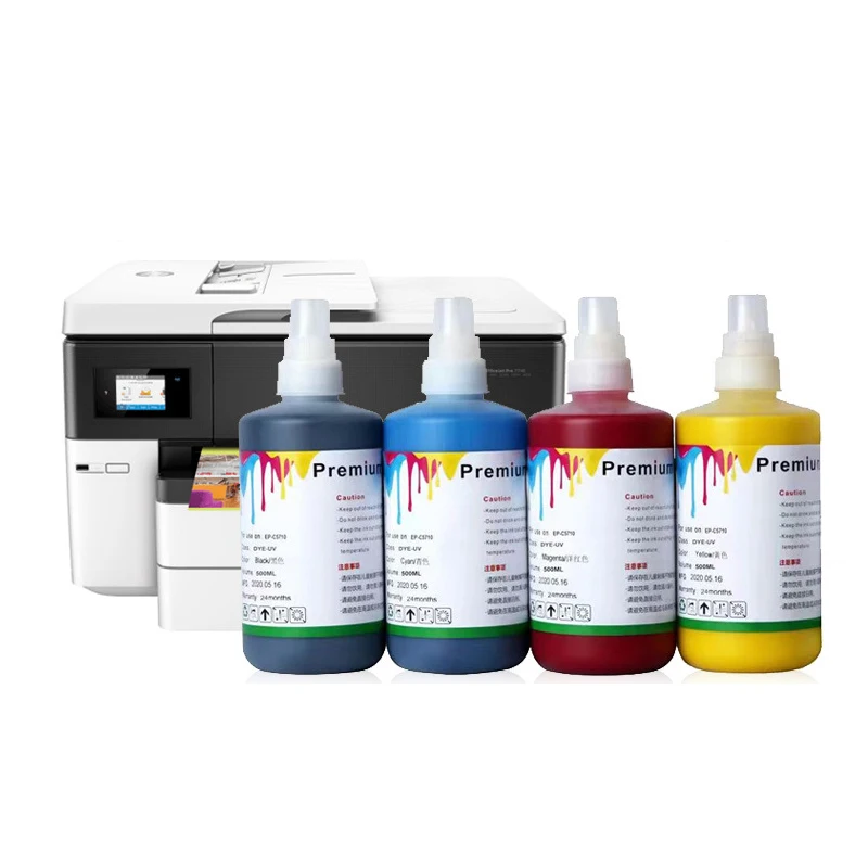 952 953XL 954 955 Refill CISS Dye Ink 100ml 500ml Compatible for HP HP OfficeJet Pro 7720 7740 8710 8715 8720 8730 8740 8210