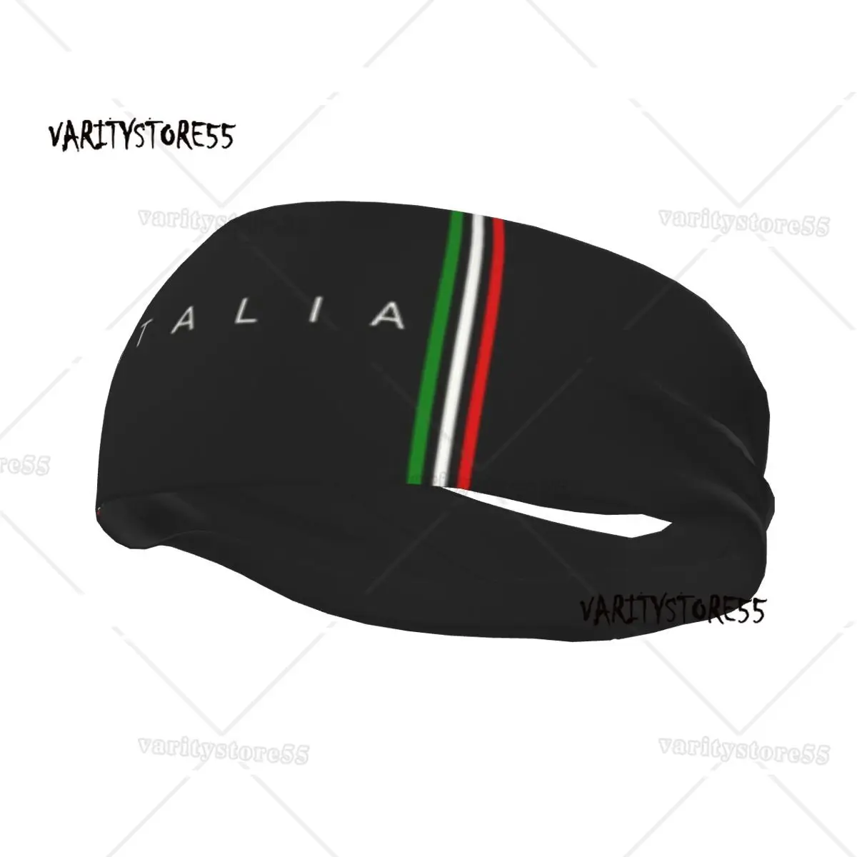 

Custom Italy Flag Sport Headbands for Men Women Elastic Moisture Wicking Italy Qatar Gym Sweatband