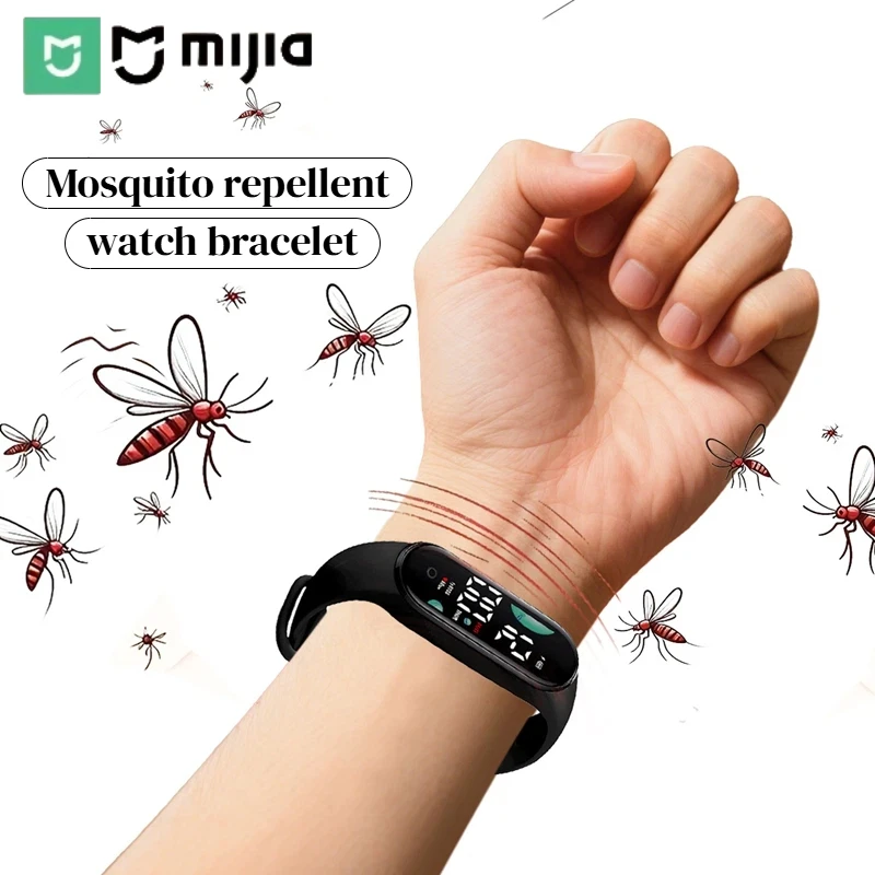 relogio-repelente-de-mosquitos-xiaomi-mijia-relogio-digital-led-eletronico-pulseira-de-silicone-a-prova-d'Agua-eliminador-eletronico-de-mosquitos