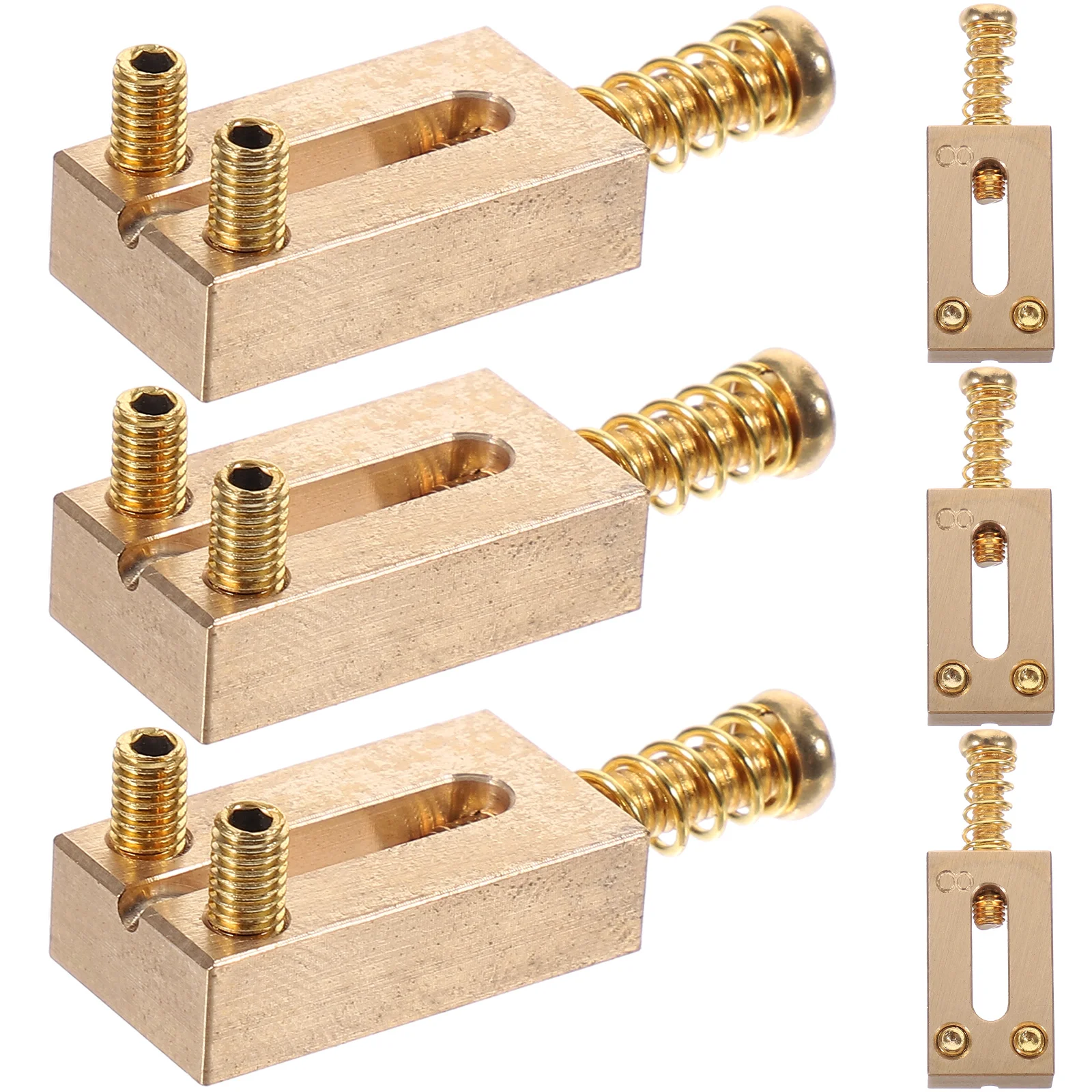 

Electric Guitar Bridge Locking Tremolo Saddles Vibrato Block System Parts Guitars