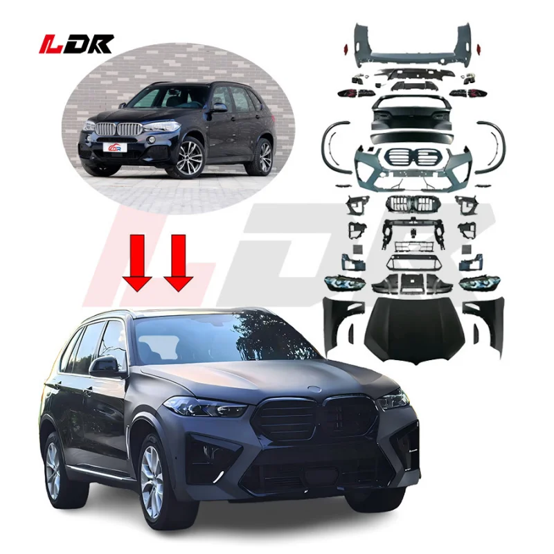 1:1 original quality for bmw X5 F15 2012-2018 To X5M G05 2024 F95 X5M Style Body Kit car auto headlights plug and play