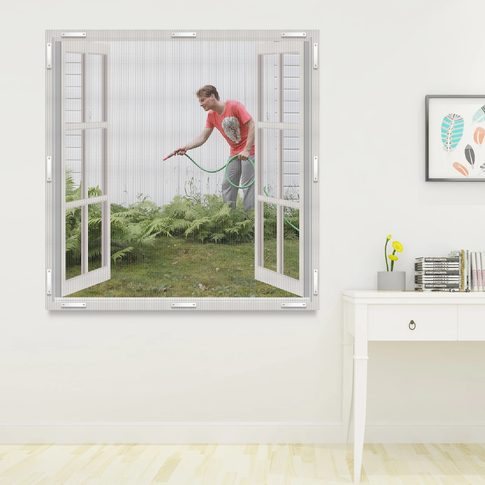 22 Pcs Magic Window Screen Clip,Magnets for Mosquitoe Screen,Permanent Magnets for Fly, Window Screen, Insect Protection