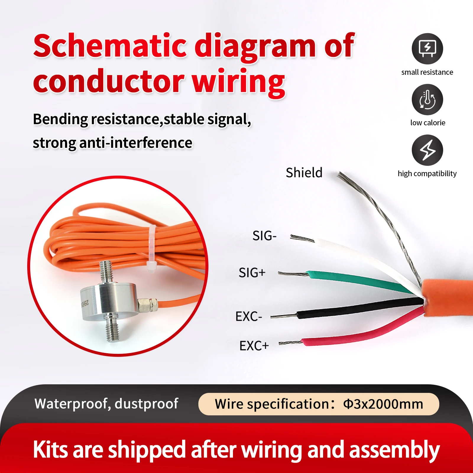 مستشعر خلية الحمل والشاشة الرقمية، اختبار قوة الشد والقوة الضاغطة، عد التتبع التلقائي بنقطة الصفر #3