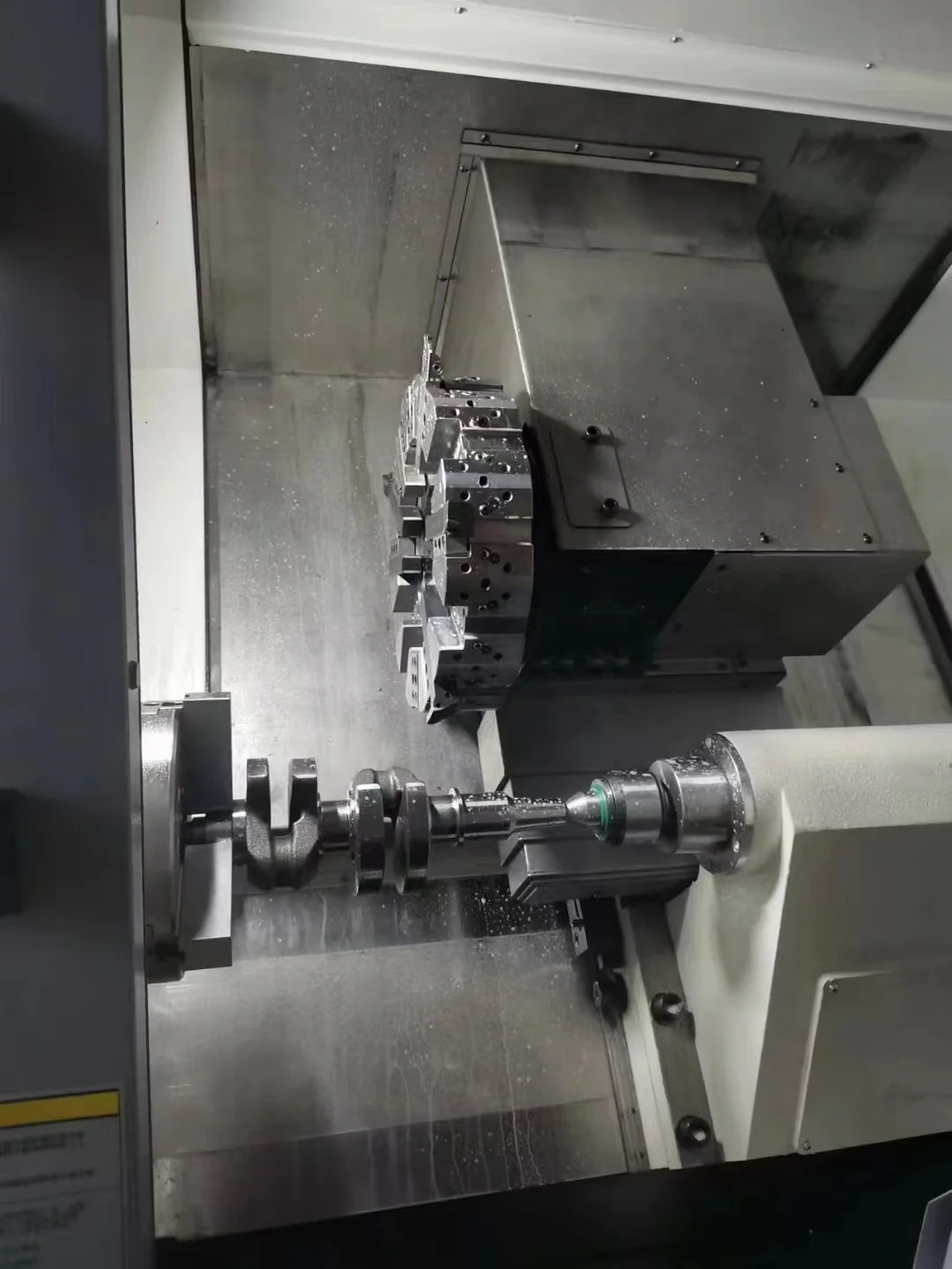 Flat Inclined Bed Cnc 830Mm Swing Turret Lathe