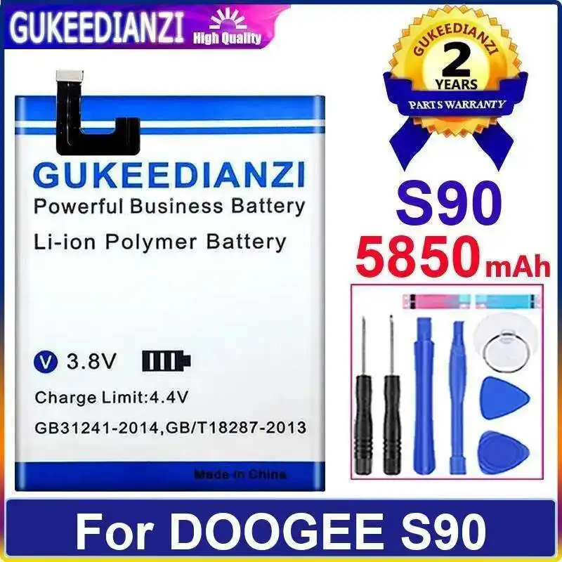 

Mobile Phone Battery Lightweight Fast Charging For Doogee S90 5850Mah