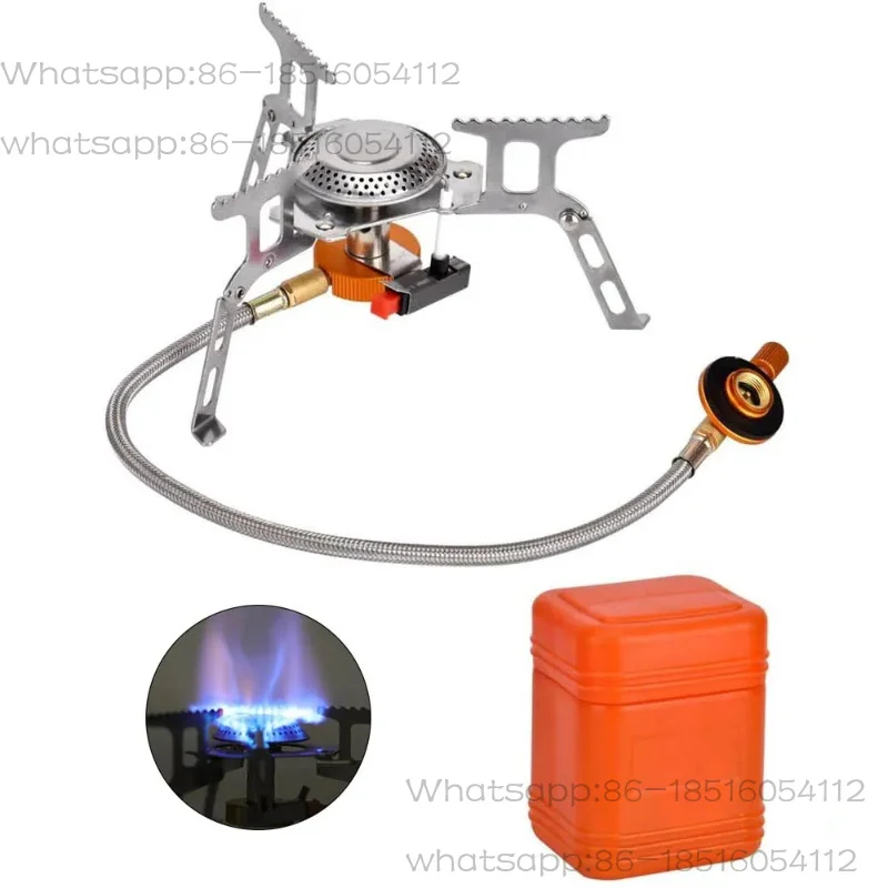 Camping Gas Stove Outdoor Tourist Burner Big Power Heater Tourism Cooker Barbecue Tourism Supplies Picnic Equipment