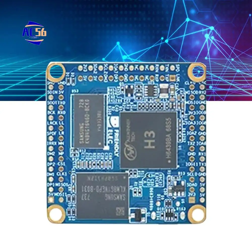 

AC56-для Nanopi NEO Core Allwinner H3 четырехъядерный процессор EMCC мини-ядерная плата Iot Ubuntucore макетная плата