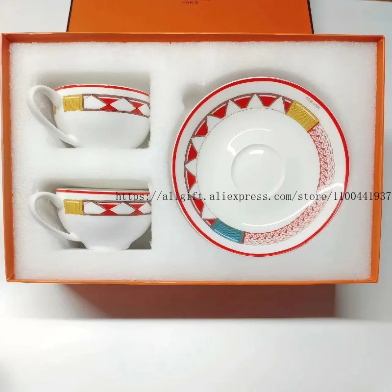 

Bone China Family High-End Bone China Coffee Cup Set Afternoon Tea Cup Friend's Wedding And Housemoving Gift