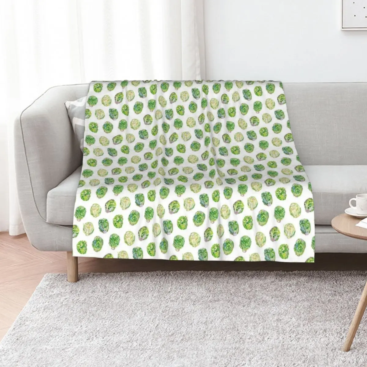 

Brussel Sprouts Throw Blanket cosplay anime Soft Plush Plaid decorative for winter Blankets