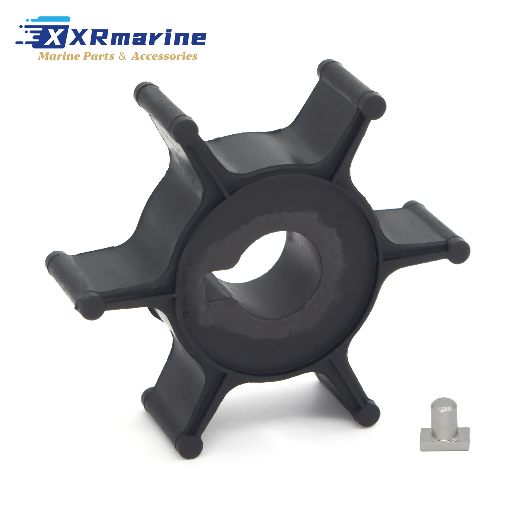

382221 Boat Engine Water Pump Impeller Fits for Johnson Evinrude 2-Stroke 1.5HP 2HP Outboard Motor Replaces 0766433 0382221