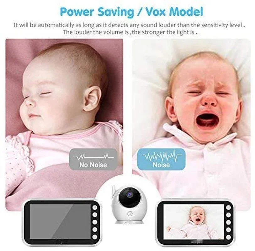 

Wireless Video Color Baby Monitor with Camera Surveillance Indoor Wifi Nanny Security Electronic Babyphone Cry Babies Feeding