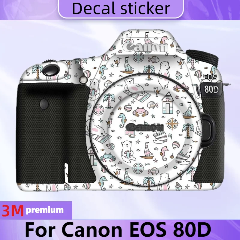 

For Canon EOS 80D Camera Sticker Protective Skin Decal Vinyl Wrap Film Anti-Scratch Protector Coat EOS80D