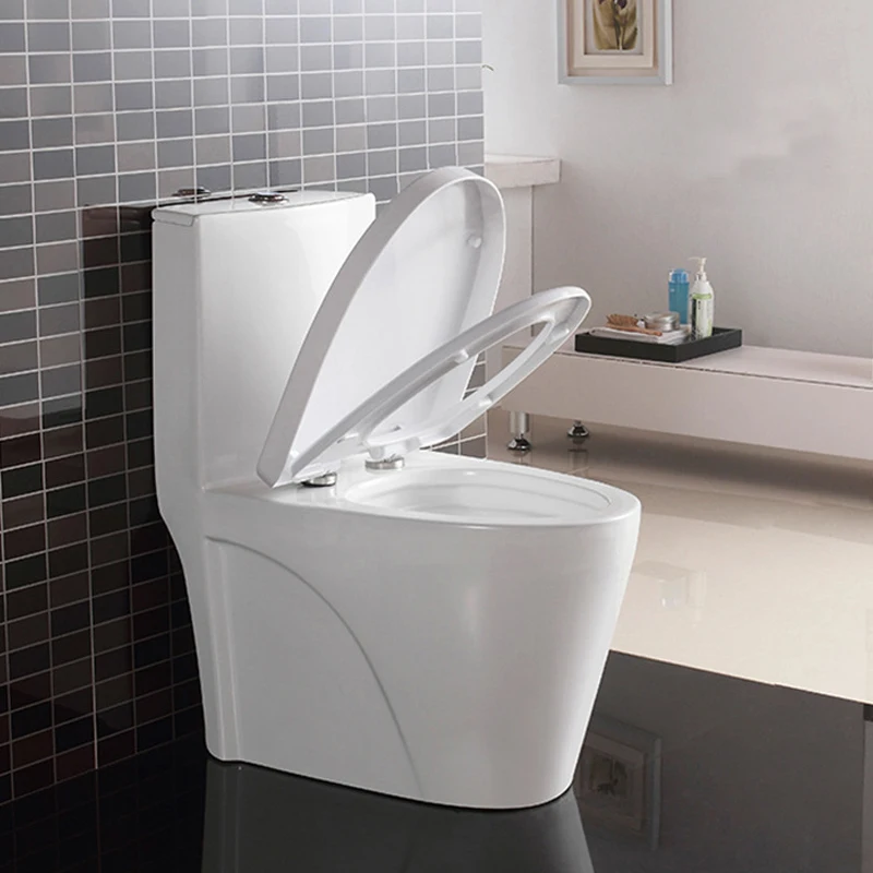 

Hot Selling Bathroom Household Pumping Large Flush Toilet Seat Super whirlpool One-piece Common Toilet