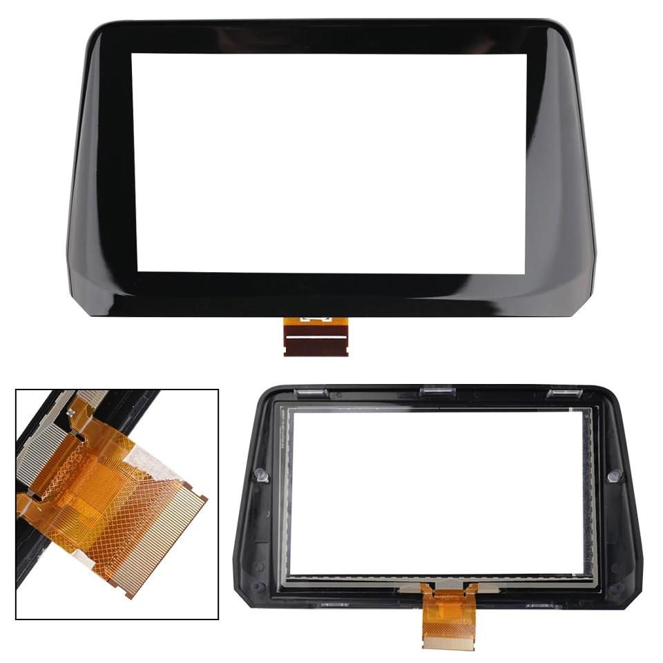 7 Inch 50 Pins Glass Touch Screen Panel Digitizer Lens Sensor For 2017-2019 MAZDA 3 Axela Car Radio DVD Player GPS Navigation